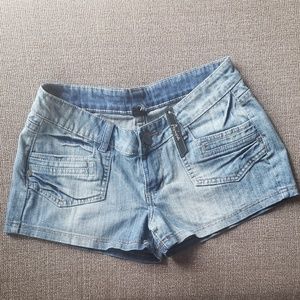 AVIVA DENIM SHORT SHORTS